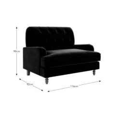 Beatrice Buttoned Velvet Snuggle Chair 27 Beatrice Buttoned Velvet Snuggle Chair -ELEND SHOP 30887234 alt09