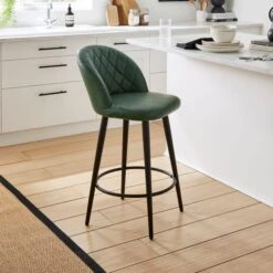 Astrid Bar Stool, Faux Leather -ELEND SHOP 30888788