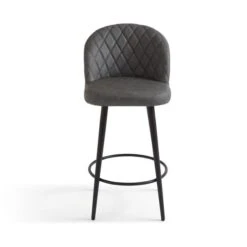 Astrid Bar Stool, Faux Leather -ELEND SHOP 30888789 alt04