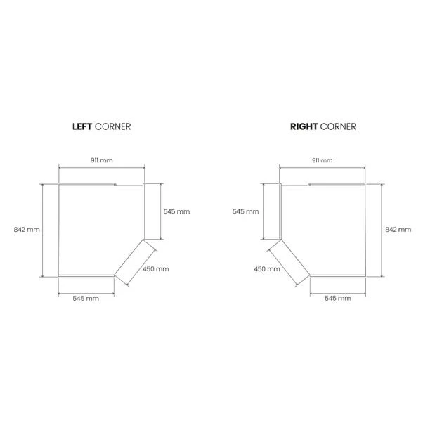 Harmony Sudbury 3 Piece Mirrored Corner Wardrobe Set 7 Harmony Sudbury 3 Piece Mirrored Corner Wardrobe Set - Image 7