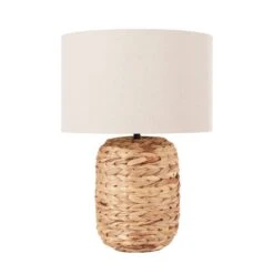 Zadi Plaited Tall Water Hyacinth Table Lamp -ELEND SHOP 30889361 alt03