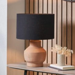 Inna Urn Terracotta And Linen Table Lamp 15 Inna Urn Terracotta And Linen Table Lamp -ELEND SHOP 30889373