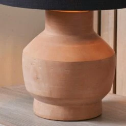 Inna Urn Terracotta And Linen Table Lamp 17 Inna Urn Terracotta And Linen Table Lamp -ELEND SHOP 30889373 alt02
