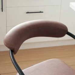 Houston Adjustable Height Swivel Bar Stool, Faux Leather -ELEND SHOP 30889726 alt02