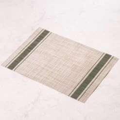 Striped Vinyl Placemat 9 Striped Vinyl Placemat -ELEND SHOP 30890867
