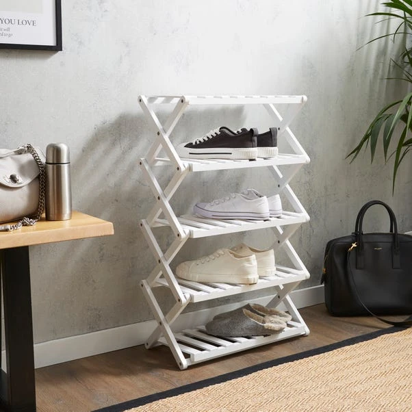 5 Tier Bamboo Shoe Rack 1 5 Tier Bamboo Shoe Rack