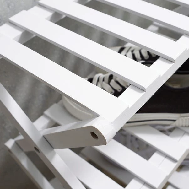 5 Tier Bamboo Shoe Rack 2 5 Tier Bamboo Shoe Rack - Image 2