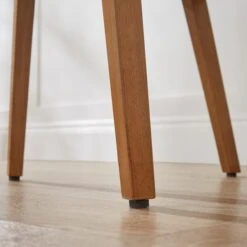 Agnes Carver Dining Chair, Olive Green Striped Fabric 9 Agnes Carver Dining Chair, Olive Green Striped Fabric -ELEND SHOP 30891291 alt02