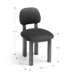 Adelita Dining Chair, Velvet -ELEND SHOP 30891339 alt09