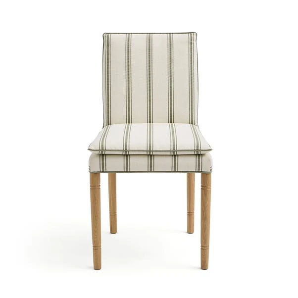 Churchgate Walcote Dining Chair, Striped Fabric 4 Churchgate Walcote Dining Chair, Striped Fabric - Image 4