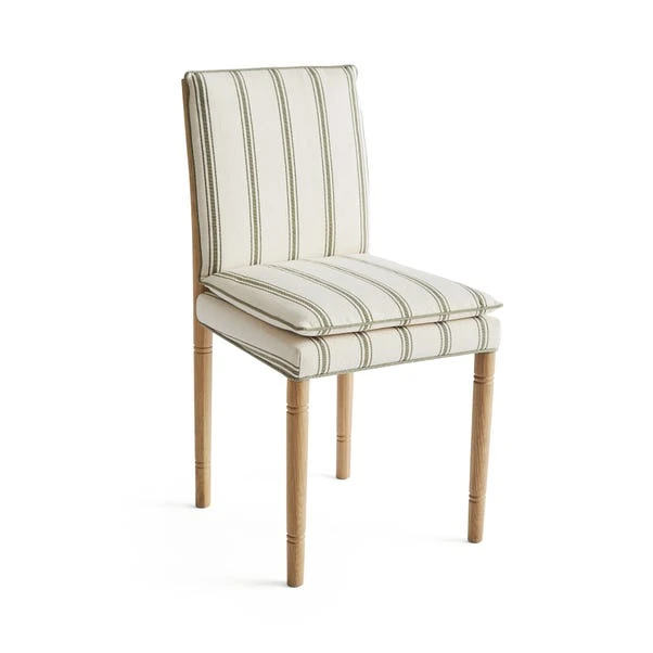 Churchgate Walcote Dining Chair, Striped Fabric 5 Churchgate Walcote Dining Chair, Striped Fabric - Image 5