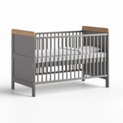 Little Acorns Classic Oak Effect Cot Bed -ELEND SHOP 30892436 alt01