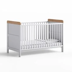 Little Acorns Classic Oak Effect Cot Bed -ELEND SHOP 30892437 alt02