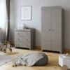 Little Acorns Classic 3 Drawer Chest And Wardrobe Nursery Set