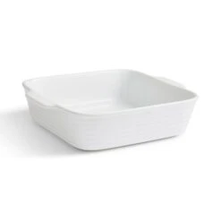 White Ribbed Square Roaster 5 White Ribbed Square Roaster -ELEND SHOP 30892499 alt02