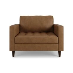 Zoe Faux Leather Snuggle Single Sofa Bed 16 Zoe Faux Leather Snuggle Single Sofa Bed -ELEND SHOP 30893178 alt06