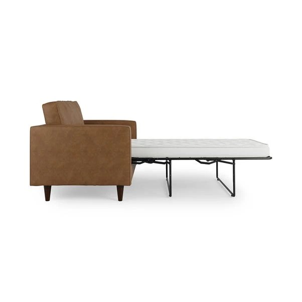 Zoe Faux Leather Snuggle Single Sofa Bed 9 Zoe Faux Leather Snuggle Single Sofa Bed - Image 9