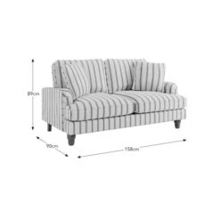 Beatrice Folkstone Stripe 2 Seater Sofa -ELEND SHOP 30893213 alt09