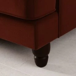 Beatrice Matte Velvet 4 Seater Corner Chaise Double Sofa Bed -ELEND SHOP 30893239 alt04