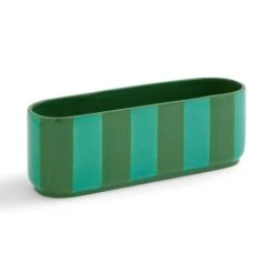 Elements Striped Ceramic Windowsill Plant Pot -ELEND SHOP 30893706 alt02