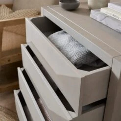 Watkins Grey Wash 4 Drawer Chest, Mango Wood -ELEND SHOP 30894113 alt02