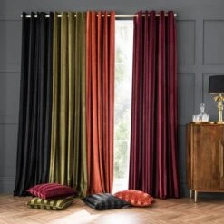 Milford Stripe Eyelet Curtains