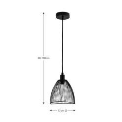Elements Jaula Mini Adjustable Pendant Light -ELEND SHOP 30894887 alt08