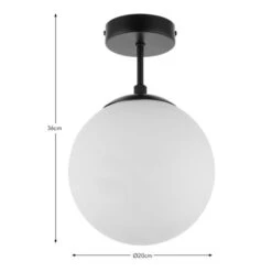 Sfera Bathroom Flush Ceiling Light -ELEND SHOP 30894922 alt08
