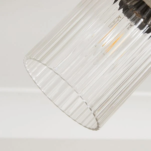 Tobias Industrial Ribbed 3 Light Adjustable Semi Flush Spotlight 4 Tobias Industrial Ribbed 3 Light Adjustable Semi Flush Spotlight - Image 4