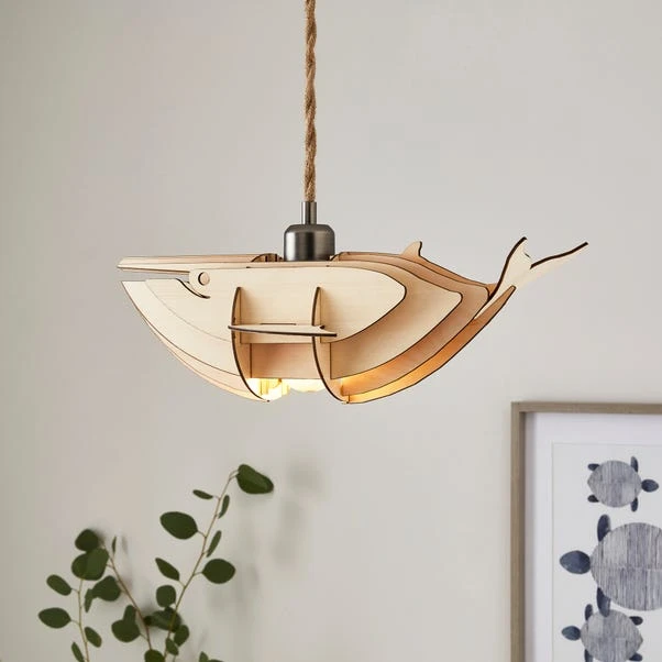 Whale Paint Your Own Easy Fit Pendant Shade 1 Whale Paint Your Own Easy Fit Pendant Shade