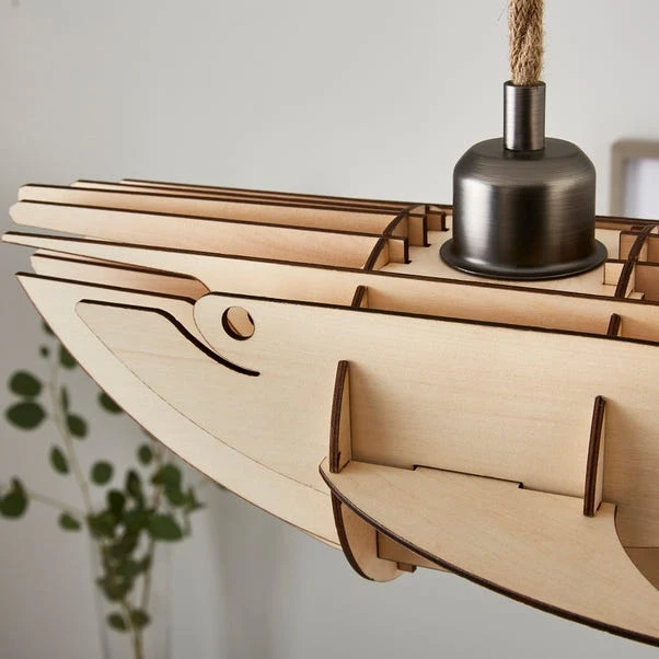 Whale Paint Your Own Easy Fit Pendant Shade 3 Whale Paint Your Own Easy Fit Pendant Shade - Image 3