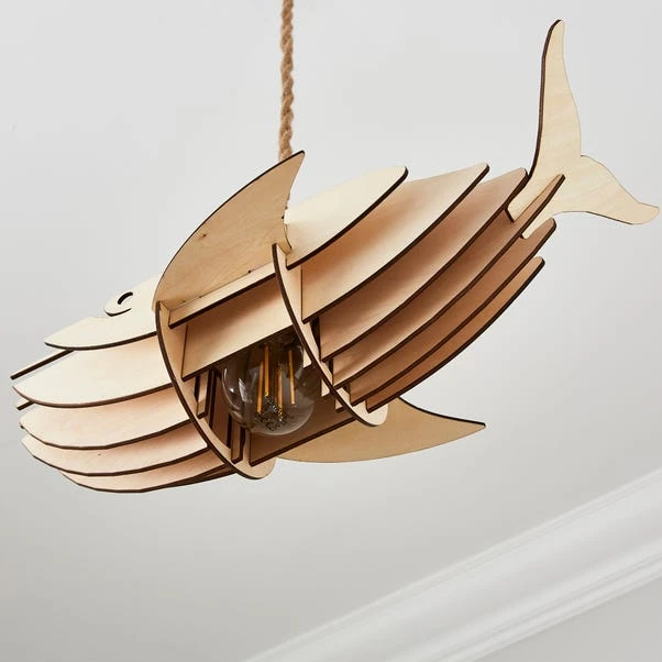 Whale Paint Your Own Easy Fit Pendant Shade 4 Whale Paint Your Own Easy Fit Pendant Shade - Image 4