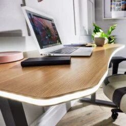 XR Living Oka Office Desk With LED Lights And Wireless Charging -ELEND SHOP 30895059 alt02
