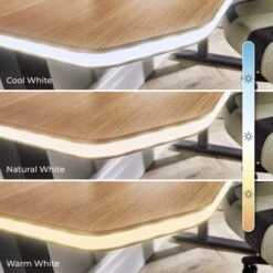 XR Living Oka Office Desk With LED Lights And Wireless Charging -ELEND SHOP 30895059 alt04