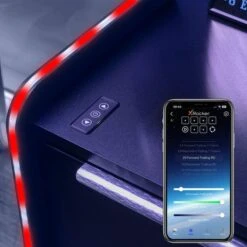 X Rocker Electra Bedside Table With Wireless Charging And LED Lights -ELEND SHOP 30895063 alt03