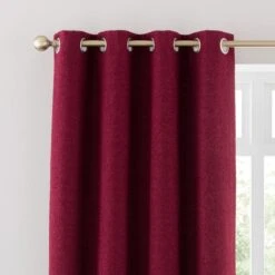 Churchgate Woodhouse Boucle Eyelet Curtains