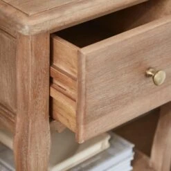 Giselle 1 Drawer Bedside Table, Mango Wood -ELEND SHOP 30896093 alt02