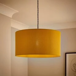 Barkweave Drum Lamp Shade -ELEND SHOP 30898421 alt01