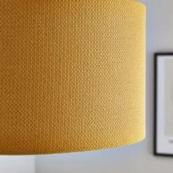 Barkweave Drum Lamp Shade -ELEND SHOP 30898421 alt02