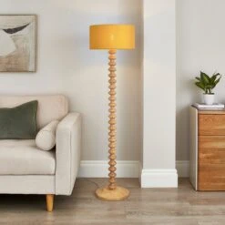 Barkweave Drum Lamp Shade -ELEND SHOP 30898421 alt03