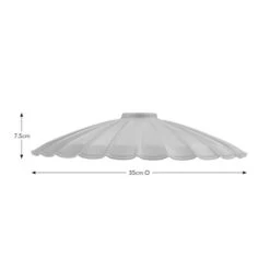 Maya Scalloped Metal Easy Fit Pendant Shade 28 Maya Scalloped Metal Easy Fit Pendant Shade -ELEND SHOP 30898492 alt08