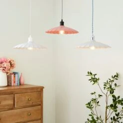 Maya Scalloped Metal Easy Fit Pendant Shade 19 Maya Scalloped Metal Easy Fit Pendant Shade -ELEND SHOP 30898494 alt09