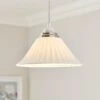 Lilbourne Ribbed Ceramic Easy Fit Pendant Shade