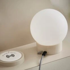 Rechargeable Touch Dimmable Wall Light With Cloud Shelf -ELEND SHOP 30898606 alt04