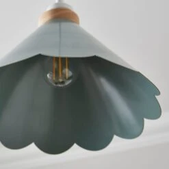 Remi Scalloped Easy Fit Pendant Shade 7 Remi Scalloped Easy Fit Pendant Shade -ELEND SHOP 30898679 alt02
