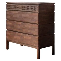 Baytown Retreat 4 Drawer Chest, Dark Wood -ELEND SHOP 30899770 alt04