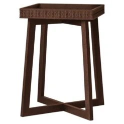 Baytown Retreat Bedside Table, Dark Wood 5 Baytown Retreat Bedside Table, Dark Wood -ELEND SHOP 30899774 alt02