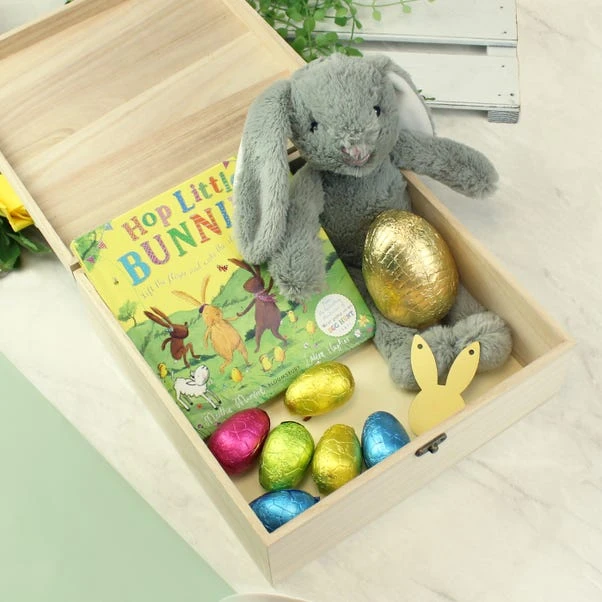 Personalised Easter Bunny Wooden Treat Box 3 Personalised Easter Bunny Wooden Treat Box - Image 3