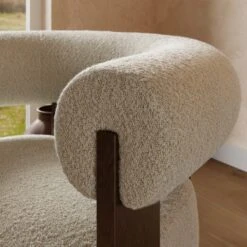 Fallon Tonal Boucle Bolster Accent Chair -ELEND SHOP 30903541 alt03