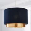 Nesa Two Tier Velvet Lamp Shade